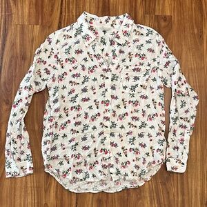 Floral Button Down Blouse